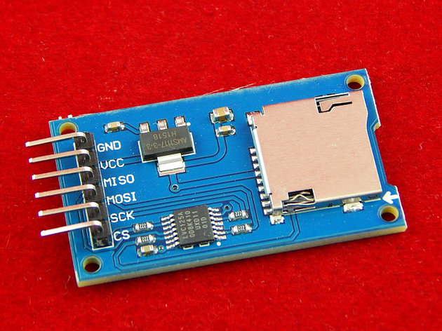 YS-41 Модуль чтения и записи Micro SD карт (SPI), фото 2