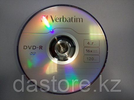 Verbatim DVD-R диск (болванка), 4,7 Гб. 16х, 120 мин., фото 2