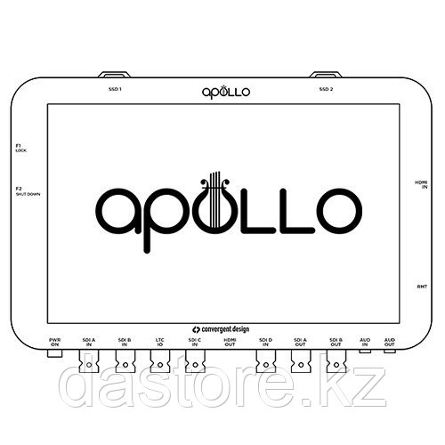 Convergent Design Apollo Рекордер, Switcher, OLED монитор - фото 4 - id-p22450742