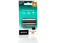 Sony NH AA-B2EN 2500mAh қайта зарядталатын батарея, AA түрі, сыйымдылығы 2500 МАч