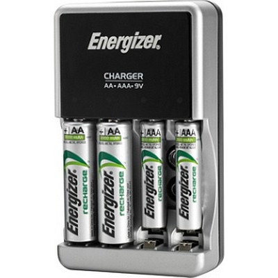 Energizer QUATTRO 2x2 зарядное устройство для аккумуляторв, в комплекте с аккумуляторами АА и ААА