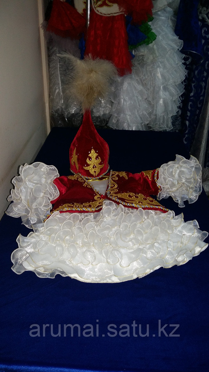 Национальный костюм девочек для обряда "Тұсаукесер" - фото 2 - id-p22488451