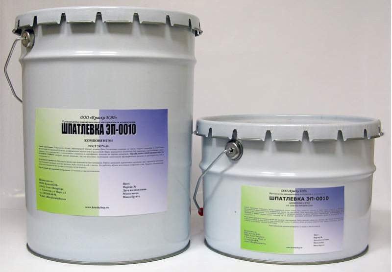 Шпатлевка ЭП-0010 красно-коричневая, фото 1
