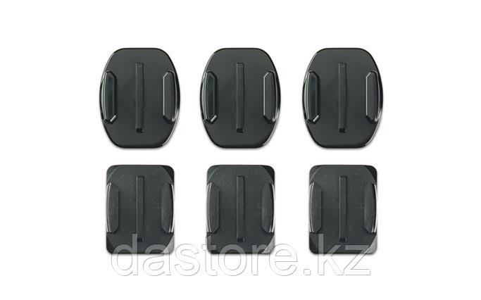 GoPro (Flat + Curved Adhesive Mounts) Набор плоских и изогнутых клеящихся платформ