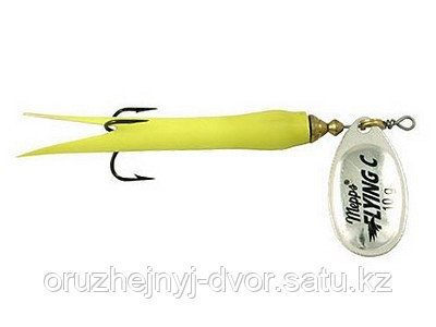 Блесна Aglia Flying Silver/Chartreuse (15гр)