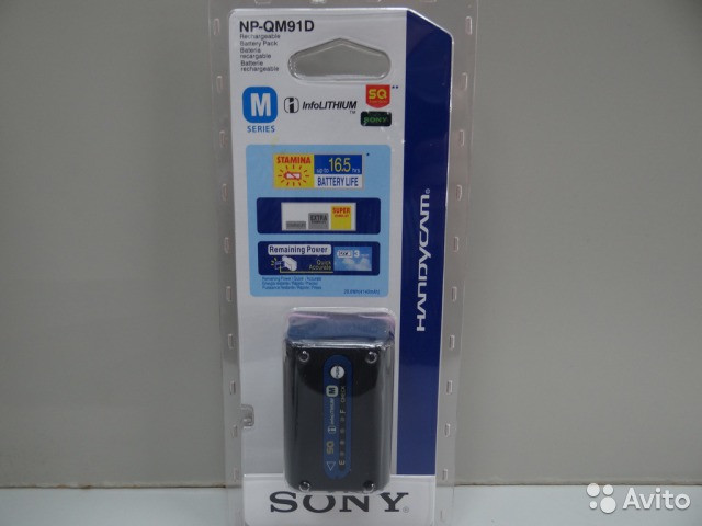 Аккумулятор Sony NP-QM91D - фото 3 - id-p2267188