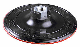 Тарелка опорная ЗУБР "МАСТЕР" пластиковая для УШМ под круг на липучке, d 125 мм, М14