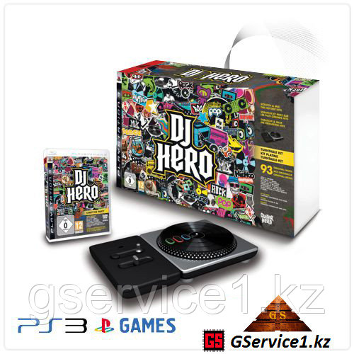 DJ Hero Turntable Bundle + игра DJ Hero (PS3)