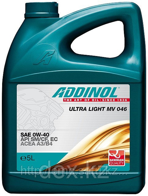 Моторное масло ADDINOL ULTRA LIGHT MV 046