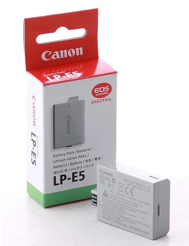 Аккумулятор Canon LP-E5 - фото 3 - id-p3046150