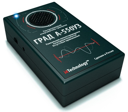 Внешний вид отпугивателя грызунов и кротов "ГРАД А-550УЗ" (кликните по картинке, чтобы увеличить изображение)