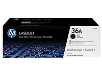 HP CB436AF Картридж лазерный Dual Pack Black Print Cartridge