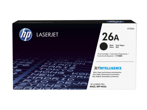 HP CF226A Картридж лазерный HP 26A Black LaserJet Toner Cartridge for LaserJet M426/M402, up to 3100 pages - фото 1 - id-p22759151