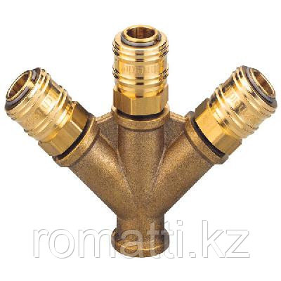 РАЗВЕТВИТЕЛЬ С СОЕДИНИТЕЛЬНЫМИ РОЗЕТКАМИ VT 3 G3/8I-3XSK, фото 1