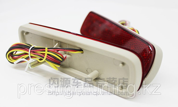 Задние диодовые вставки в бампер RED COLOR на LC100/LX470 - фото 6 - id-p23056512