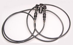 Шланг витой для выноса баллона со слайд-чеком на два маркера