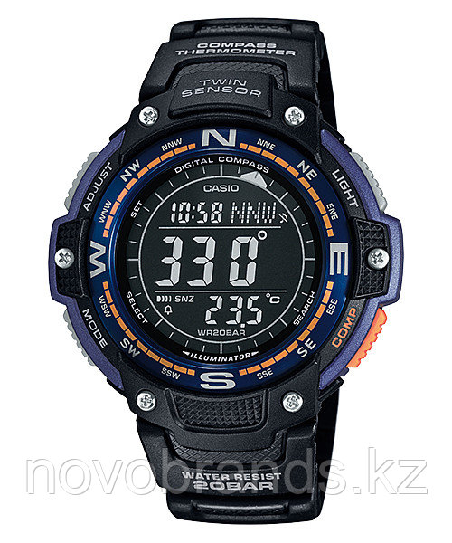 Наручные часы Casio (компас, термометр) SGW-100-2BER - фото 1 - id-p23150654
