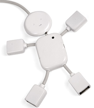 USB Hub "Человечек" подарок для офиса - фото 1 - id-p1165761