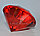 Сувенир кристалл из камня красный 50 гр, фото 5