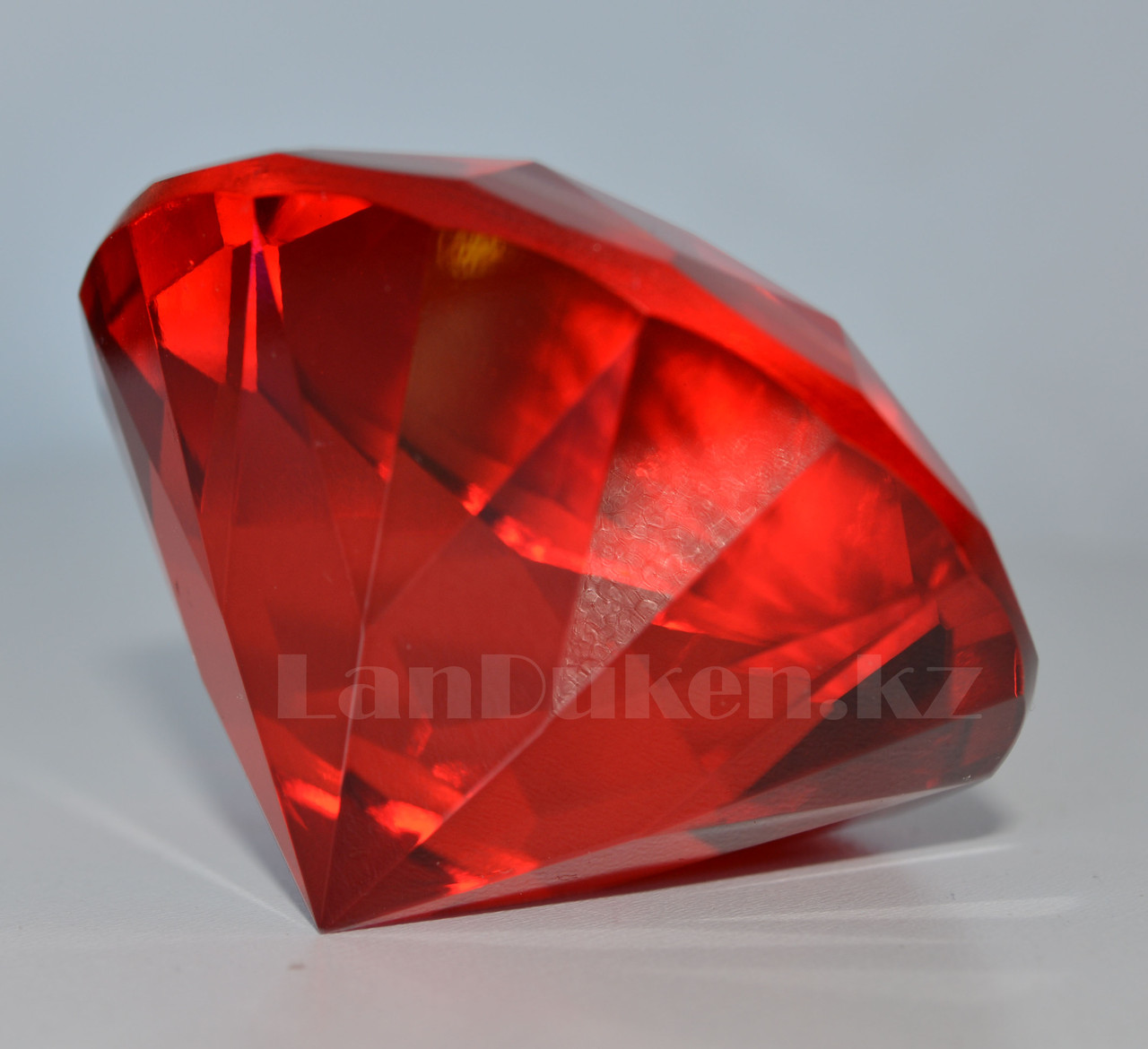 Сувенир кристалл из камня красный 50 гр - фото 5 - id-p36639923
