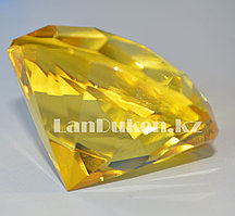 Сувенир кристалл из камня желтый 50 гр