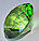 Сувенир кристалл из камня ярко-зеленый 50 гр, фото 5