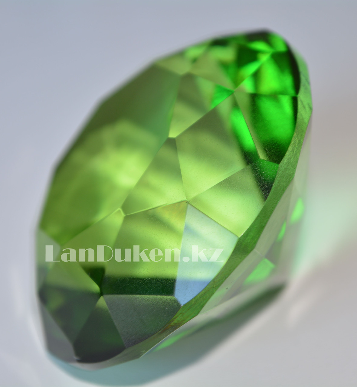 Сувенир кристалл из камня ярко-зеленый 50 гр - фото 5 - id-p36639942