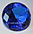 Сувенир кристалл из камня ярко-синий 50 гр, фото 2