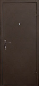 Дверь МАСТЕР (антик)-2050/850/L/R  гладкая ит.орех