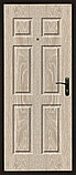 Дверь МАСТЕР (антик)-2050/850/L/R  гладкая ит.орех, фото 2