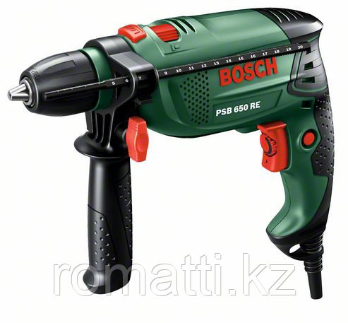 PSB 650 RE Bosch соққылы бұрғы - фото 1 - id-p23166962