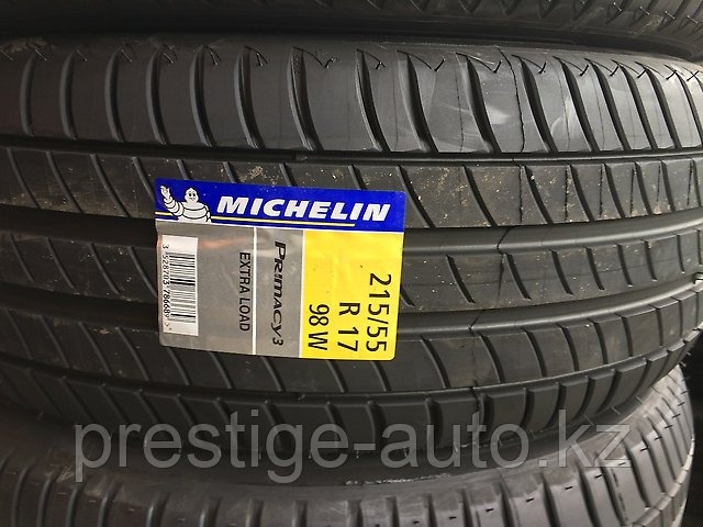 MICHELIN PRIMACY 3 215/55 R17 98W Летняя.