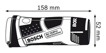 Аккумуляторный фонарь Bosch GLI 10,8 V-LI Professional, фото 2