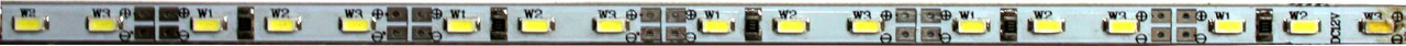 Линейка светодиодная 3014 120/м 5мм, 12V, 1м, БЕЛАЯ IP20