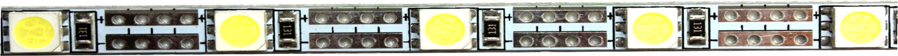 Светодиодная жесткая лента 50SMD5050, IP20, 12W, белого свечения 10000-12000 K, 1м