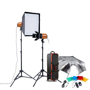 Комплект импульсного света Godox E Series(E300) Studio flash Kit