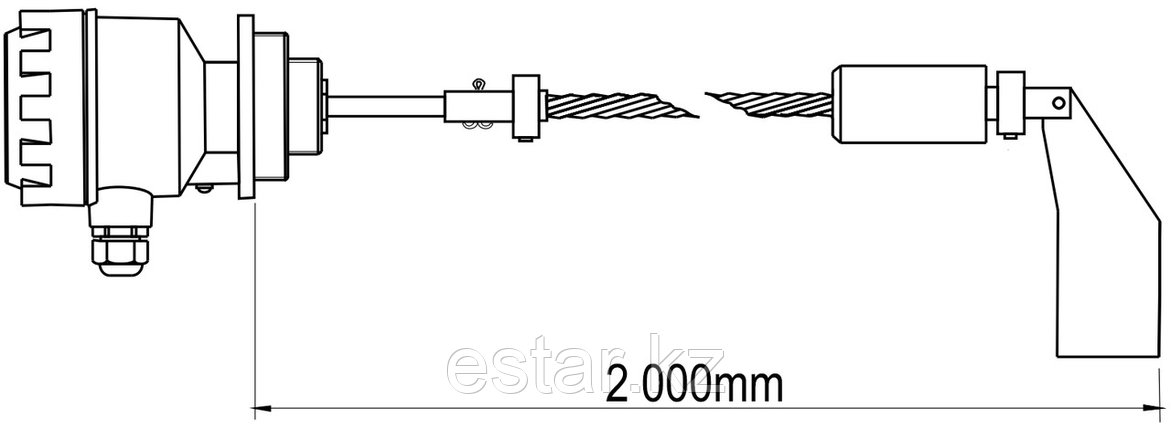 Тросовый удлинитель 2000 мм , фото 2