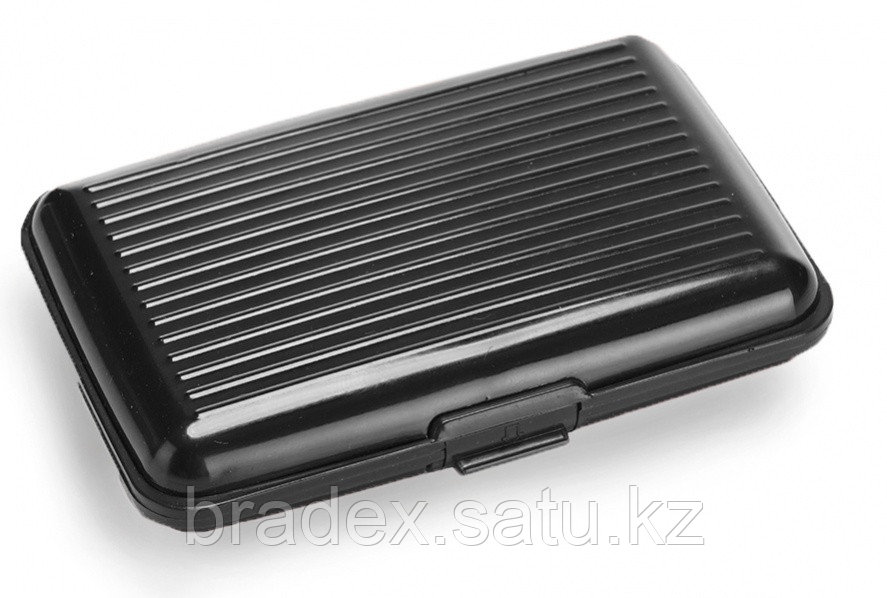 Кошелек алюминиевый, черный «МУЛЬТИКАРД» Bradex Aluma wallet - фото 3 - id-p18724097