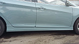 Накладки на пороги MOBIS TUIX на Hyundai Elantra (Avante MD) 2010+, фото 3