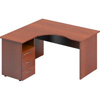 Стол угловой со встроенной тумбой