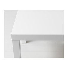 Придиванный столик ЛАКК белый 55x55 см ИКЕА, IKEA, фото 2