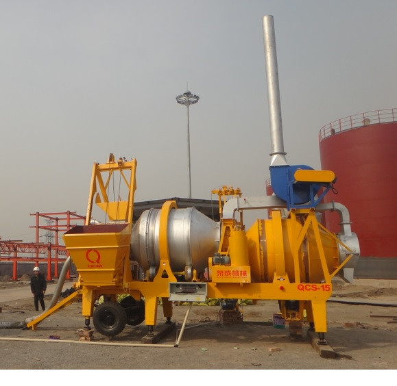Мобильный асфальтный завод QCS-15 15 тонн/час
