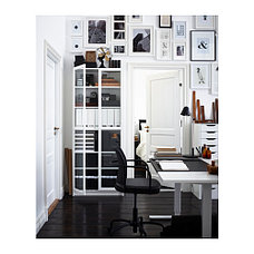 Шкаф БИЛЛИ/ОКСБЕРГ белый 80x30x202 см ИКЕА, IKEA, фото 2