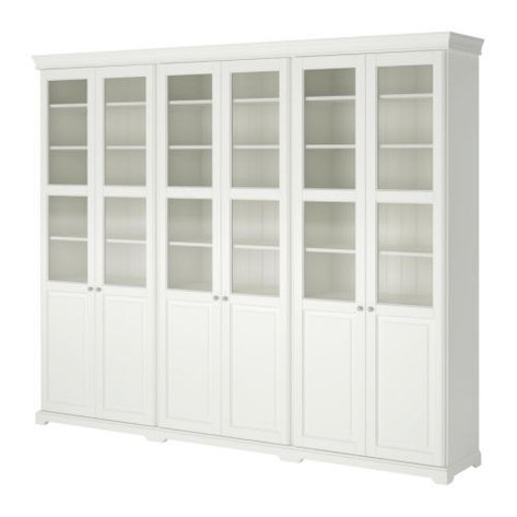 Шкаф комбинация д/хранения ЛИАТОРП, белый, ИКЕА, IKEA , фото 2