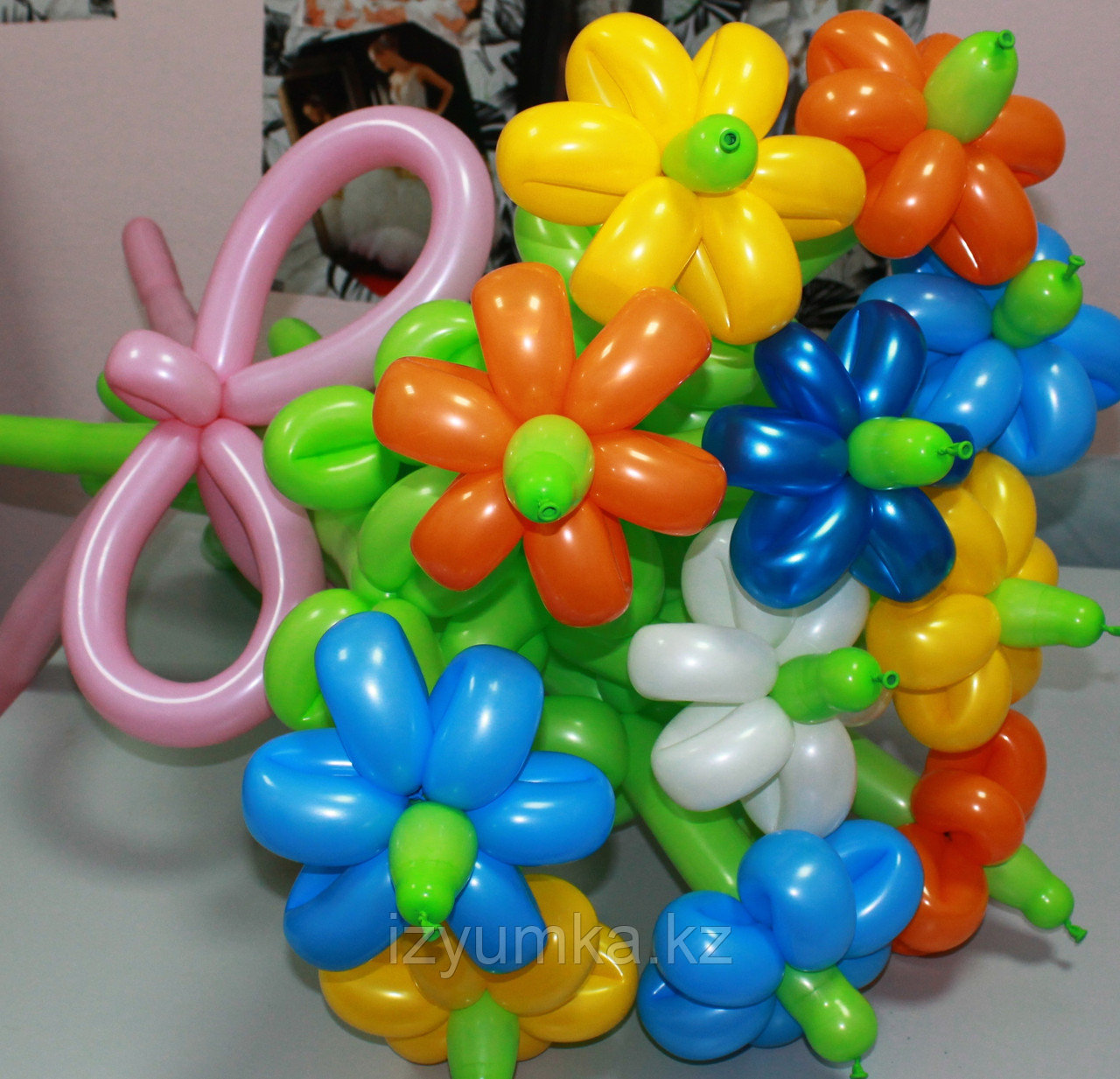 Букет цветов из шаров 11 цветов (разные цвета) в Павлодаре