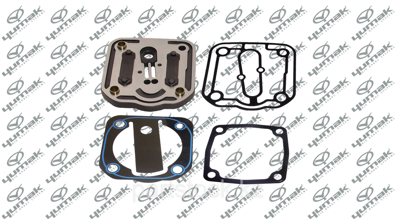 Комплект прокладок компрессора с клапанной плитой на MERCEDES, МЕРСЕДЕС, YUMAK RK.01.119 - фото 1 - id-p20217227
