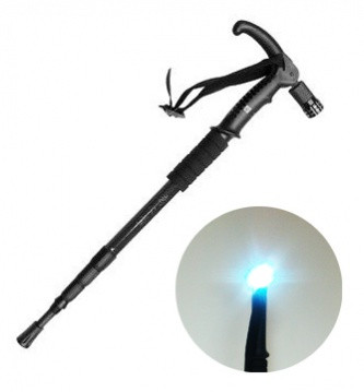 Трость телескопическая с подсветкой "ОПОРА" Walking stick