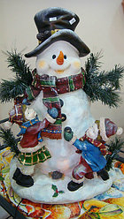 Фигура садовая Снеговик