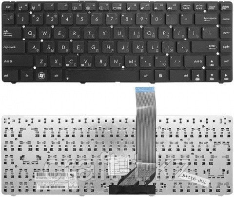 Клавиатура для ноутбука ASUS K45 без рамки