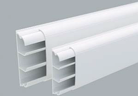 Полукруглый кабель канал декоративный - 88 фото